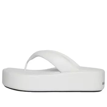 Тапочки rise thong sandals 'white' Balenciaga, белый