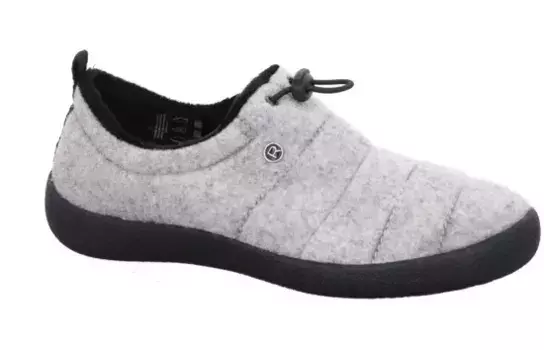 Тапочки Rohde "OLBIA", домашние тапочки, удобная обувь с быстросъемными застежками, серый