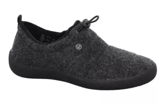 Тапочки Rohde "OLBIA", домашние тапочки, удобная обувь с быстросъемными застежками, антрацит