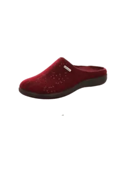 Тапочки ROHDE Winter Pantoffel Textil Bari, цвет weinrot