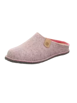 Тапочки ROHDE Winter Pantoffel Textil Lucca D, розовый