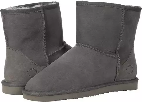 Тапочки Rosebery 6" Shearling Boot FIRESIDE by Dearfoams, серый