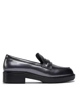 Тапочки Rubber Sole Loafer W/Hw - Pearl Calvin Klein, черный