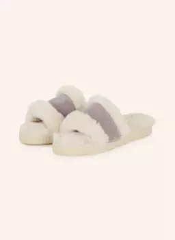 Тапочки с искусственным мехом Espadrij L'Originale, фиолетовый