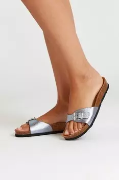 Тапочки с рельефом Pepe Jeans London, серебряный