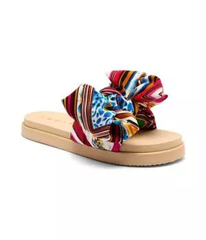 Тапочки с узором фуляр Inuikii, мультиколор