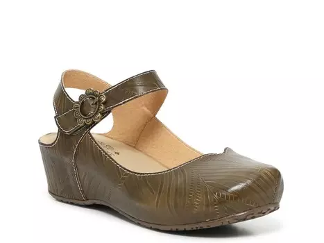 Тапочки-сабо L'Artiste by Spring Step Sidon Unit, зеленый