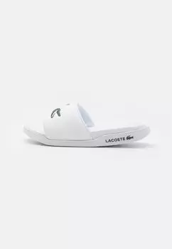 Тапочки Serve Slide Lacoste, цвет white/dark green