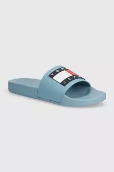 Тапочки-шлепанцы Pool Slide Ess Tommy Jeans, синий