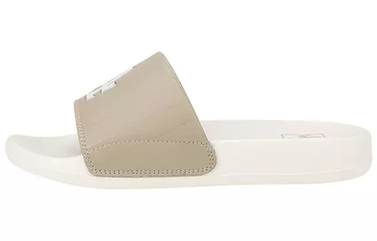 Тапочки Шлепанцы Унисекс Бежевый Mlb