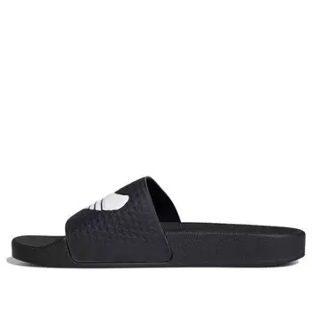 Тапочки shmoofoil slides 'black white' Adidas, черный