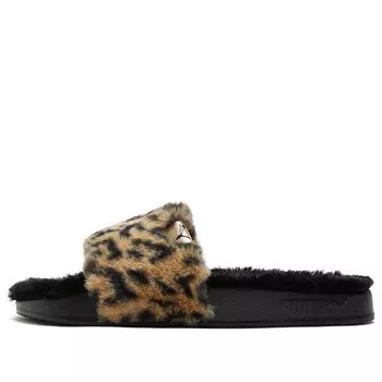 Тапочки shoes sports slippers 'black yellow' Puma, черный