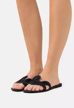 Тапочки Signature Slide KARL LAGERFELD, черный