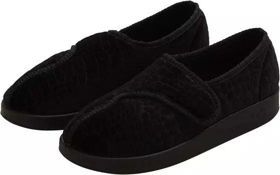 Тапочки Silverts 15350 Adjustable Closure Slippers, черный