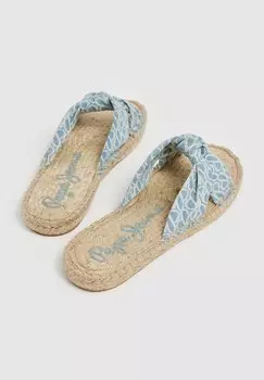 Тапочки Siva Thelma Pepe Jeans, джинсовые