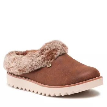 Тапочки Skechers BOBSWinter Rock, коричневый