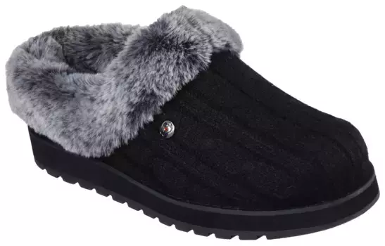 Тапочки Skechers "KEEPSAKES - ICE ANGEL", в вязаном виде, серый