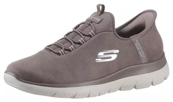 Тапочки SKECHERS Slip-Ons, коричневый