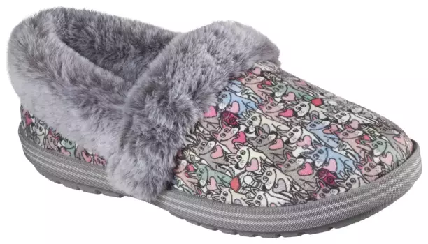 Тапочки Skechers "TOO COSY", с отделкой из искусственного меха, цвет Multi
