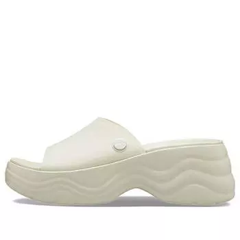 Тапочки skyline slide 'white' Crocs, белый