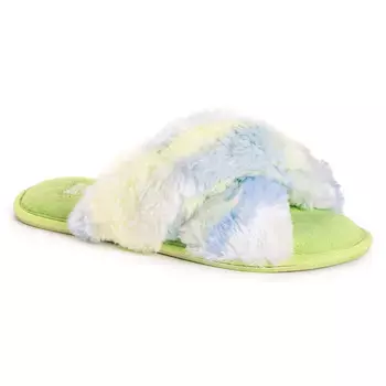 Тапочки-Слайды Perley Muk Luks, зеленый