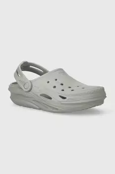 Тапочки Slide Off Grid Clog Crocs, серый