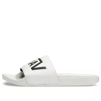 Тапочки slide-on white slippers Vans, белый