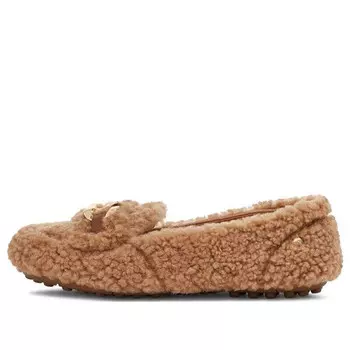 Тапочки слипоны удобные мокасины Ugg, коричневый