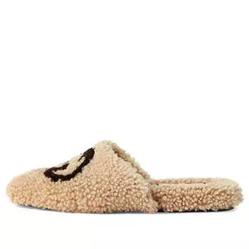 Тапочки slippers interlocking g 'butterscotch' Gucci, бежевый