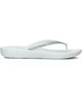 Тапочки со стразами Fitflop, синий