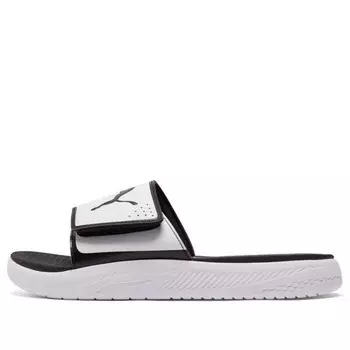 Тапочки softride slide 'white black' Puma, белый