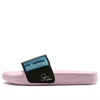 Тапочки sophia webster x leadcat slide 'parfait pink black' Puma, черный
