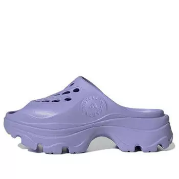 Тапочки stella mccartney x clog 'light purple' Adidas, фиолетовый