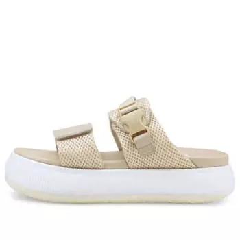 Тапочки suede mayu sandal infuse 'putty' Puma, бежевый