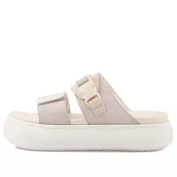 Тапочки suede mayu sandal 'nimbus cloud pristine' Puma, белый