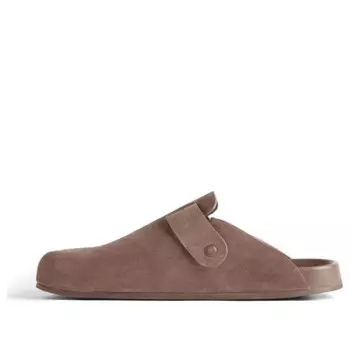 Тапочки sunday mules 'light brown suede calfskin' Balenciaga, коричневый