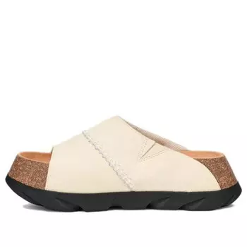 Тапочки sunskip slide 'off white' Ugg, белый