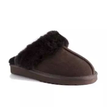 Тапочки Sydney из овчины и шерсти Aus Wooli Australia, коричневый