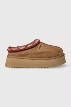 Тапочки Tazz замшевые Ugg, коричневый
