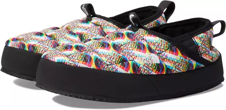Тапочки The North Face Thermoball Eco Traction Mule II, цвет TNF White Half Dome Glitch Print/TNF Black