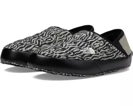 Тапочки The North Face ThermoBall Traction Mule V, цвет Clay Grey TNF Tiger Stripe Print/TNF Black