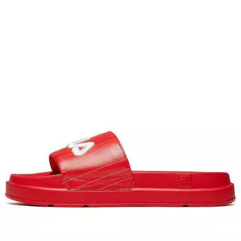 Тапочки thick sole beach large red slippers Fila, красный