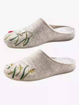 Тапочки Thies, цвет Grau-Bunt