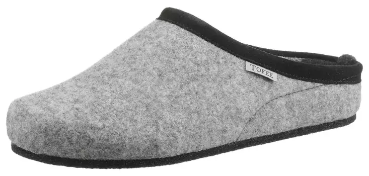 Тапочки Tofee в классическом стиле, цвет Hellgrau-Meliert