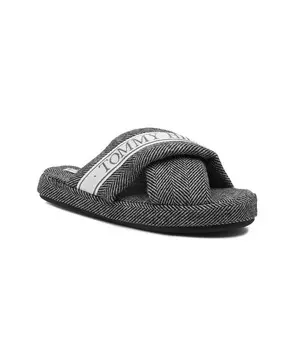 Тапочки Tommy Hilfiger HERRINGBONE HOME SLIPPER, цвет grafite