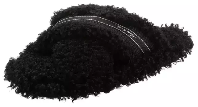 Тапочки Tommy Hilfiger "SHERPA FUR HOME SLIPPERS STRAPS", черный