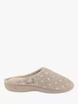 Тапочки totes Isotoner Women's Popcorn Terry Mule, цвет neutral
