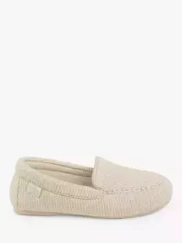 Тапочки totes Textured Moccasin, бежевый