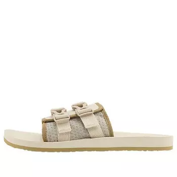 Тапочки trekking base camp strap slides 'beige' The North Face, бежевый