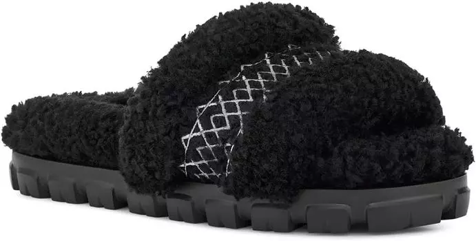 Тапочки UGG Cozetta Braid, черный